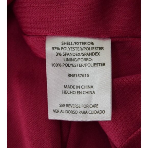 RACHEL ZOE DARK PINK SATIN RUCHED ONE SHOULDER MIDI DRESS - Picture 7 of 7